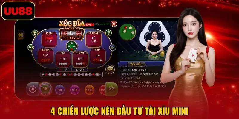 4 chiến lược nên đầu tư Tài xỉu mini