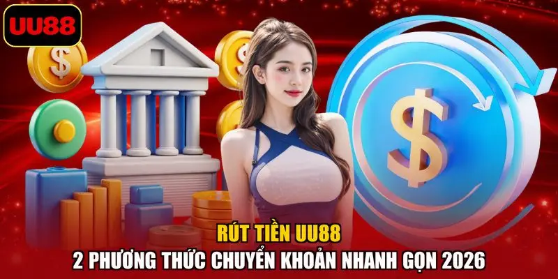 Rút tiền UU88 – 2 Phương Thức Chuyển Khoản Nhanh Gọn 2026