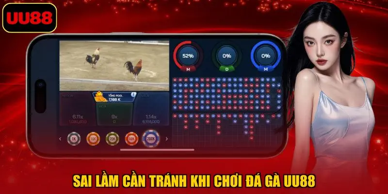 Sai lầm cần tránh khi chơi đá gà UU88